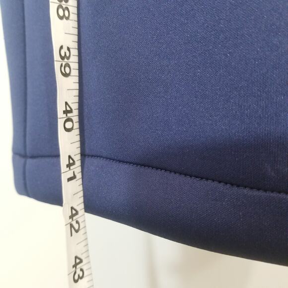 Hunter Bell Women size 6 Navy Blue Cutout Midi Bodycon Dress Sleeveless - Picture 9 of 16